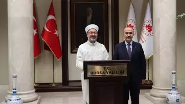 Diyanet İşleri Başkanı Bursa'da Hafızlık İcazet Programına Katıldı