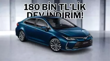 Toyota'dan 180 bin TL'lik dev indirim: İşte sıfır otomobil fırsatları!