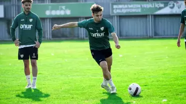 Bursaspor, Ankara Demirspor maçı hazırlıklarına devam ediyor