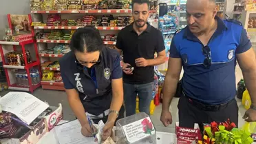 Çorlu Belediyesi Zabıta Müdürlüğü, İş Yerlerinde Yardım Toplama Kutularını Denetledi