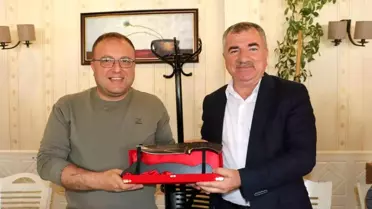 Havza Kaymakamı Cengiz Nayman için veda yemeği düzenlendi