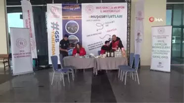 Muş'a gelen öğrenciler otogarda karşılandı