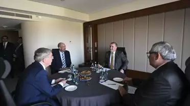 Gençlik ve Spor Bakanı Osman Aşkın Bak, Uluslararası Olimpiyat Komitesi Başkanı Thomas Bach ile Görüştü