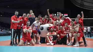 A Milli Erkek Voleybol Takımı, Mısır'ı 3-1 Mağlup Etti