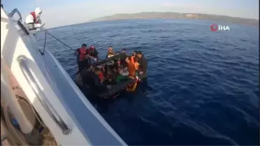 Çanakkale'de Sahil Güvenlik ekipleri 69 kaçak göçmen yakaladı