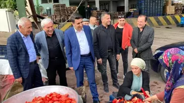 Bilecik Valisi Şefik Aygöl, köy halkı ile bir araya geldi