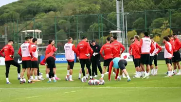 A Milli Takım, Hırvatistan maçı hazırlıklarına başladı
