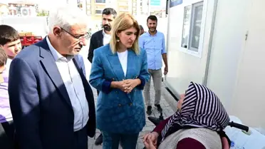 Battalgazi Belediye Başkanı ve Milletvekili Depremzedelerle Buluştu