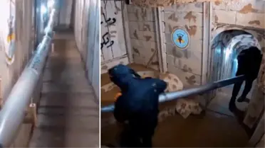 İsrail'e gözdağı! Hamas yeraltı tünellerinde sakladığı füzelerin görüntülerini yayınladı