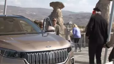 Türkiye'nin yerli otomobili Togg, Ürgüp'te tanıtıldı