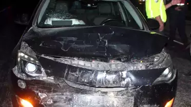 Manisa'da Otomobil Çarpışması: 1 Yaralı