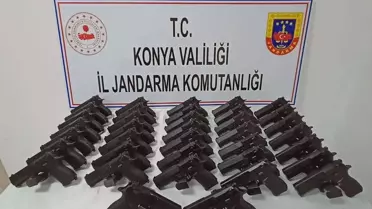 Konya'da Jandarma Operasyonunda Silah ve Uyuşturucu Satıcılarına Darbe