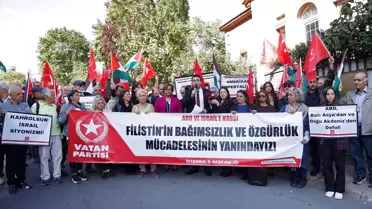Vatan Partisinden Filistin halkına destek açıklaması