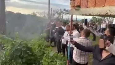 Trabzon'da düğünde silahla kutlama yapan 7 şüpheli gözaltına alındı