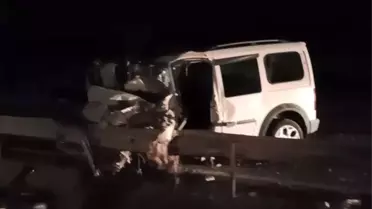Çerkezköy'de Yanlış Şeritte Seyreden Minibüs Kazaya Neden Oldu