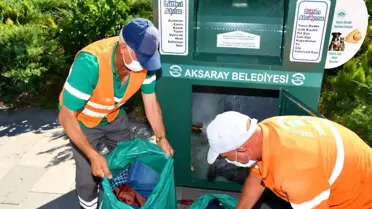 Aksaray Belediyesi Giysi Kumbaraları ile 50 Ton Geri Dönüşüm Ürünü Ekonomiye Kazandırdı