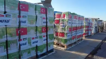 MSB, Gazze için insani yardım malzemelerini Mısır'a ulaştırdı