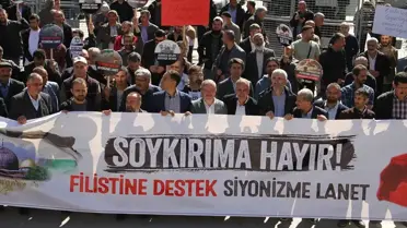 Muş'ta İsrail'in Gazze'ye saldırılarına tepki gösterildi