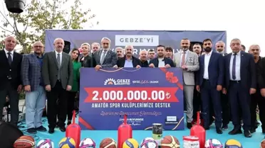 Gebze Belediyesi Amatör Spor Kulüplerine Malzeme Desteği Sağladı