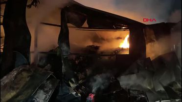 Çatalca'da Fabrikada Yangın Çıktı
