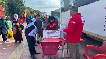 Erciş'te Filistinlilere Kan Bağışı Kampanyası Başlatıldı