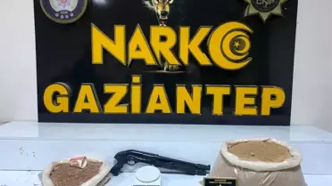 Gaziantep'te 22 Kilo Eroin Ele Geçirildi, 3 Şüpheli Tutuklandı