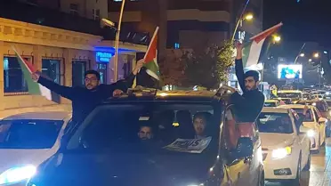 İsrail'in Gazze'de hastane saldırısı Erzurum'da protesto edildi