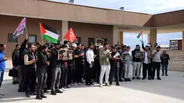 EBYÜ Öğrencileri Filistin'e Destek İçin Basın Açıklaması Yaptı