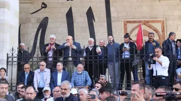 Trakya'da İsrail'in Gazze'ye yönelik saldırıları protesto edildi