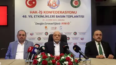 HAK-İŞ Genel Başkanı Arslan'dan vergi düzenlemesine ilişkin açıklama Açıklaması