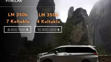 Lexus LM Türkiye'de satışa sunuldu