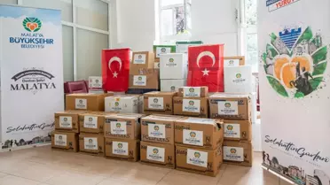Malatya Büyükşehir Belediyesi, Savaş Bölgelerine İlaç Yardımı Yaptı