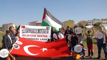 Muş'ta İsrail'in Gazze'ye yönelik saldırıları protesto edildi