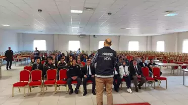 Kayseri'de Narkotik Polisleri Tarafından Narko Rehber Projesi Kapsamında Eğitim Faaliyeti Düzenlendi