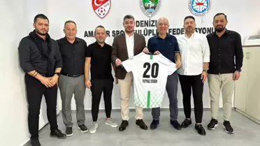 Denizlispor Başkanı Mehmet Uz, Amatör Spor Kulüpleri Federasyonu'nu ziyaret etti