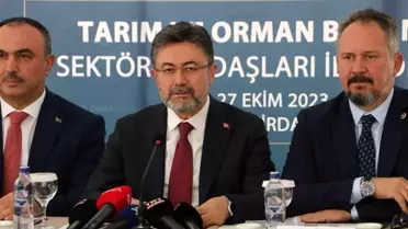 Tarım ve Orman Bakanı İbrahim Yumaklı Tekirdağ'da konuştu Açıklaması