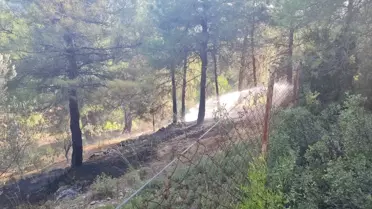 Isparta'da Tarım Arazisinde Çıkan Yangın Kontrol Altına Alındı
