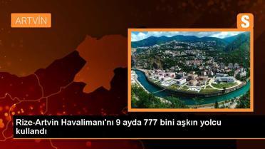 Rize-Artvin Havalimanı'ndan 777 bin 548 yolcu geçti