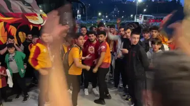 Galatasaray, Çaykur Rizespor maçı için Rize'ye geldi