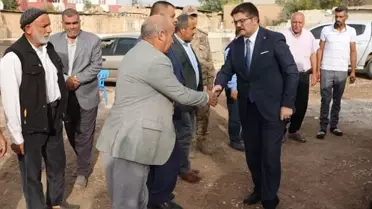 Şanlıurfa Kaymakamı, yaralanan askeri evinde ziyaret etti