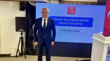 Bilecik Belediyeler Birliği Başkanı Mustafa Yaman, Türkiye Belediyeler Birliği toplantısına katıldı