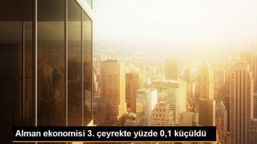 Almanya Ekonomisi Yılın Üçüncü Çeyreğinde Daraldı