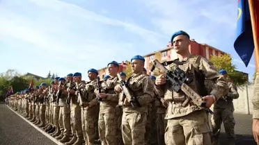 Şırnak'ta Petrol Arama Çalışmaları İçin Bingöl Jandarma Komando Taburu Uğurlandı