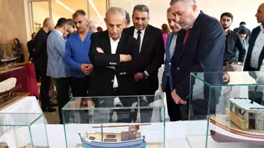 Küçükçekmece Belediyesi Personeli Yener Korkmaz'ın Gemi Model Sergisi