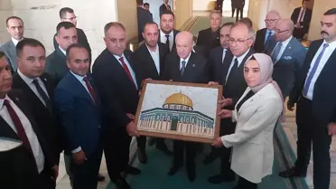 MHP Konya Teşkilatı, Devlet Bahçeli'yi ziyaret etti