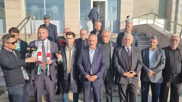 Saadet Partisi Van İl Başkanlığı, İsrail'in Gazze'ye yönelik saldırılarına suç duyurusunda bulundu
