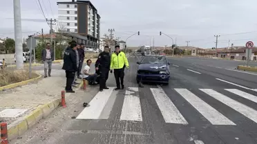 Aksaray'da Otomobil ile Motosiklet Çarpışması: 2 Yaralı