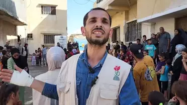 Gazze'deki yerinden edilmiş çocuklara psikolojik destek sağlanıyor