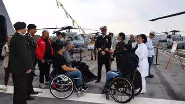 TCG Anadolu, 2 günde 11 bin 57 kişi tarafından ziyaret edildi