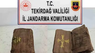 Tekirdağ'da Tarihi Eser Kaçakçılığı Operasyonu